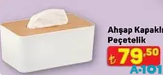 AHŞAP KAPAKLI PEÇETELİK fiyat ve kampanya bilgisi